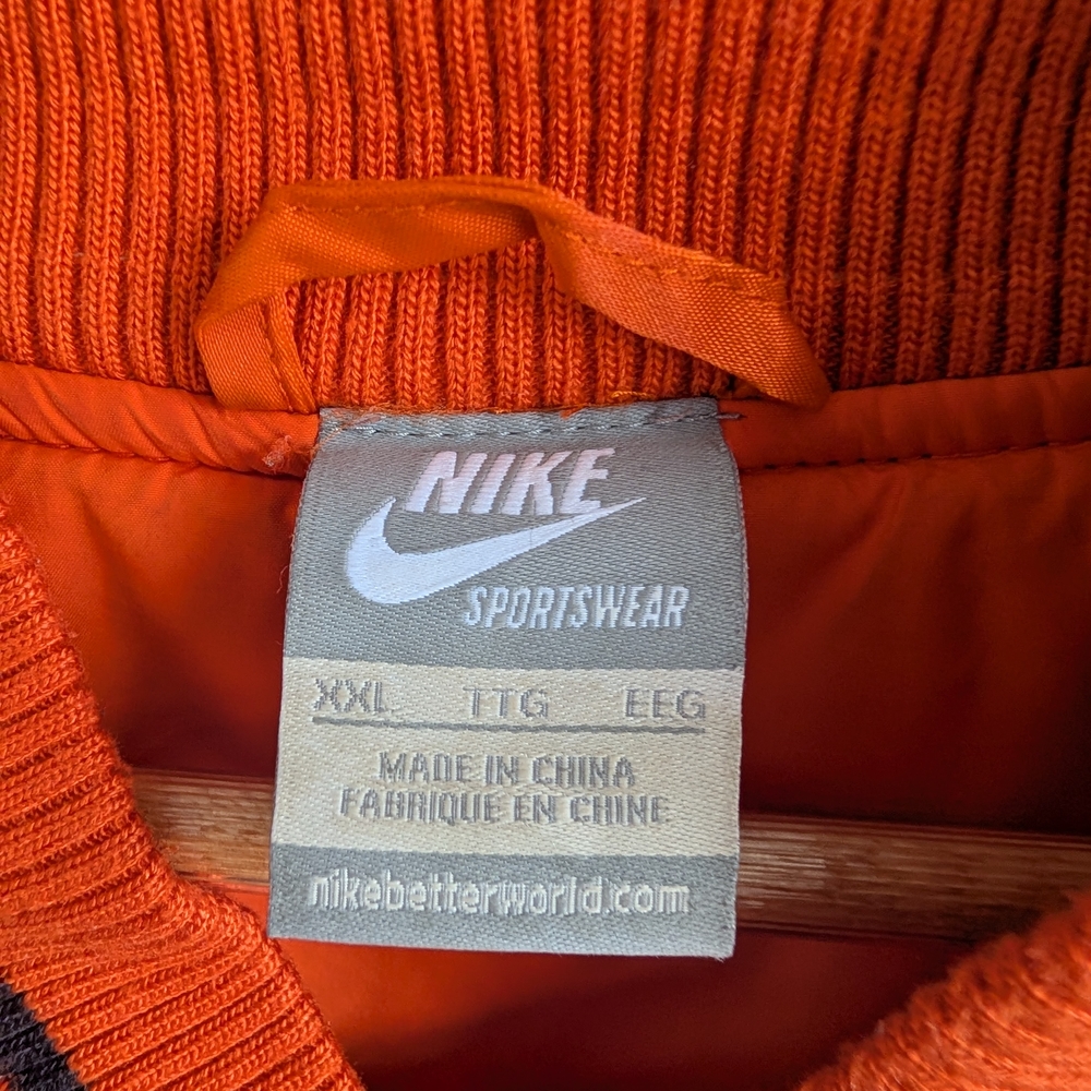 Orange Varsity Jacket - image 3